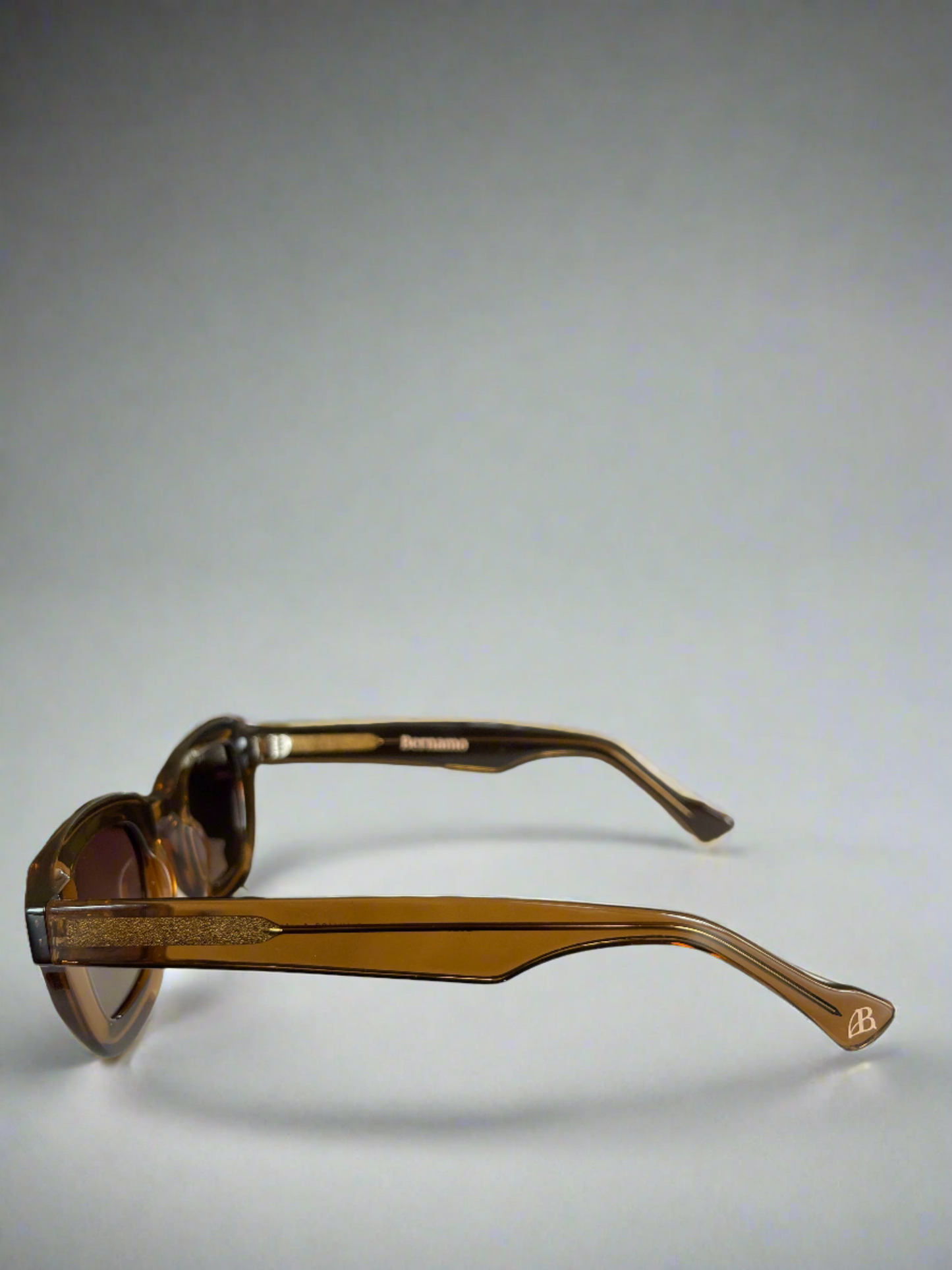 Lunettes de soleil marron fantaisie