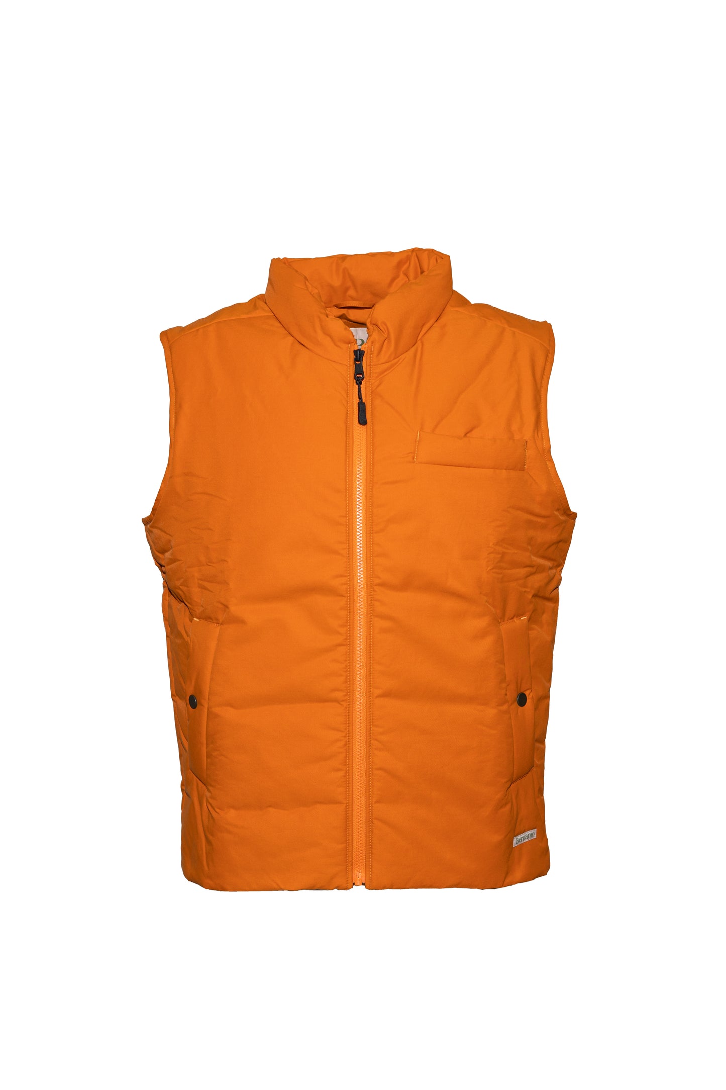 DOWN BODYWARMER ORANGE (ZIPPER)