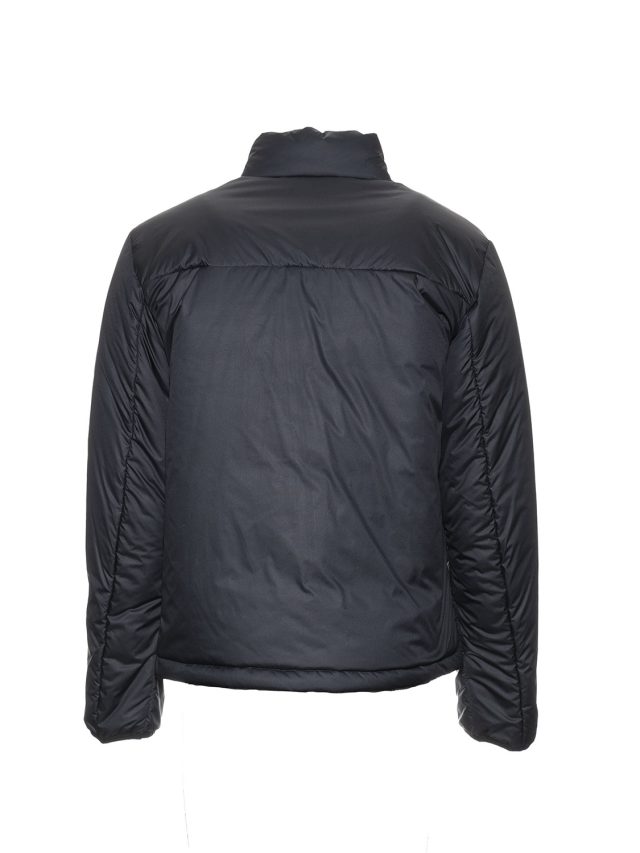 classic down jacket navy back