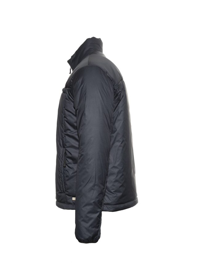 classic down jacket navy side