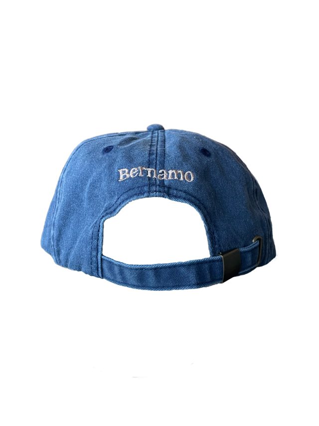 vintage cap denim blue back