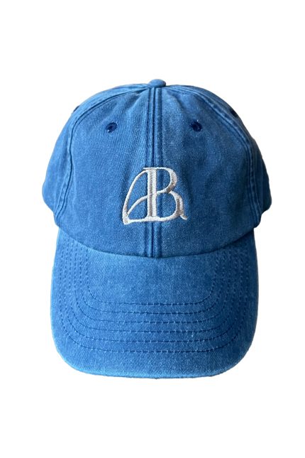vintage cap denim blue